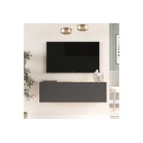 Mueble Mesa TV Moderno con Puerta en Melamina