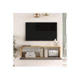Mueble Mesa TV Moderno con Puerta en Melamina