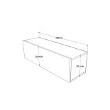 Mueble Mesa TV Moderno con Puerta en Melamina