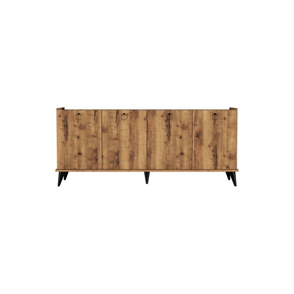 Buffet de Melamina Nogal-Negro