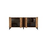 Buffet de Melamina Nogal-Negro
