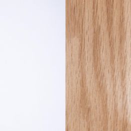 Pack de 4 Sillas para Comedor, Cocina o Salón – Simil Piel Blanca y Madera, Medidas: 48 cm x 45 cm x 84 cm.